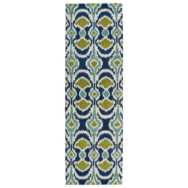 Global Inspirations Blue Hand-Tufted 9Ft. x 12Ft. Rectangle Rug, image 3