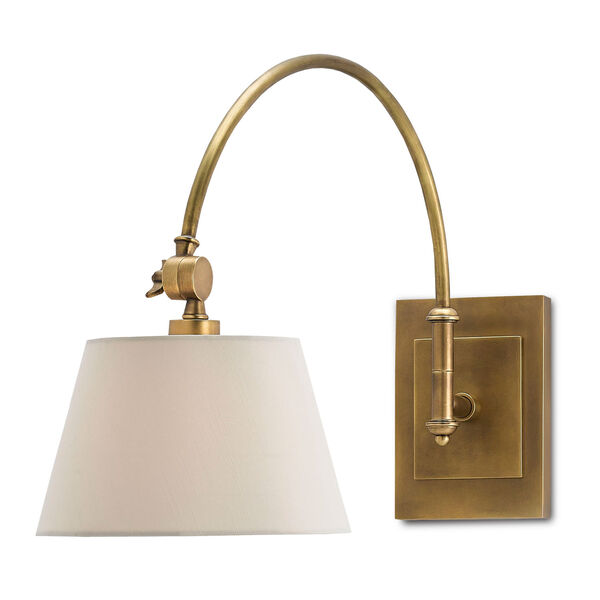 Ashby Antique Brass One-Light Swing-Arm Wall Sconce, image 1