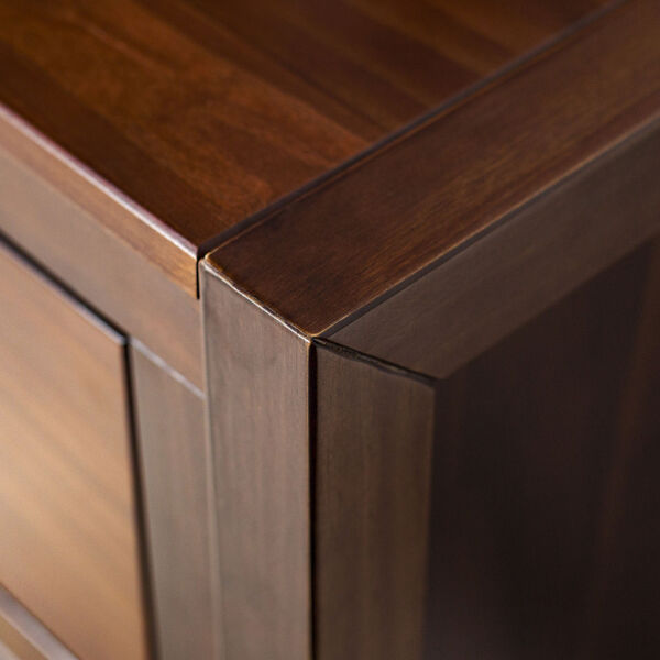 Lydia Walnut Chest with Four Drawer, image 5