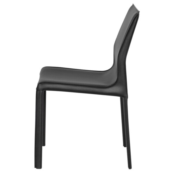 Colter Matte Black Dining Chair, image 3