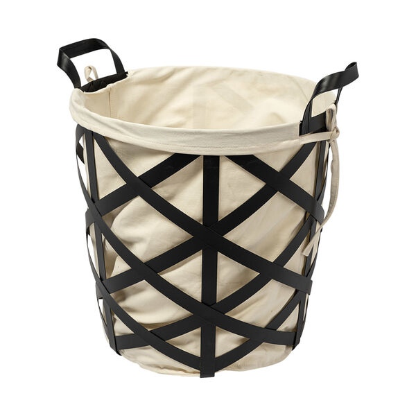 Liya Black Metal Basket, image 1