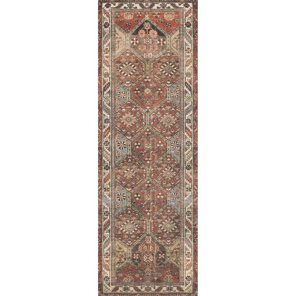 Loren Spice and Multicolor 8 Ft. 4 In. x 11 Ft. 6 In. Power Loomed Rug, image 3
