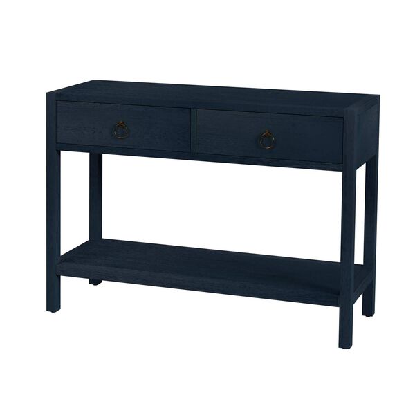 Lark Navy Blue Wood Console Table, image 1