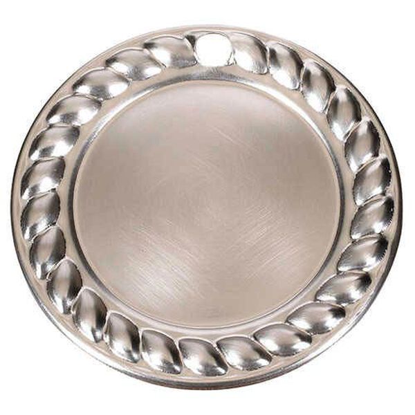 Dayna Brushed Nickel Two-Light Convertible Semi-Flush Mount with Faux Silk Shade, image 4