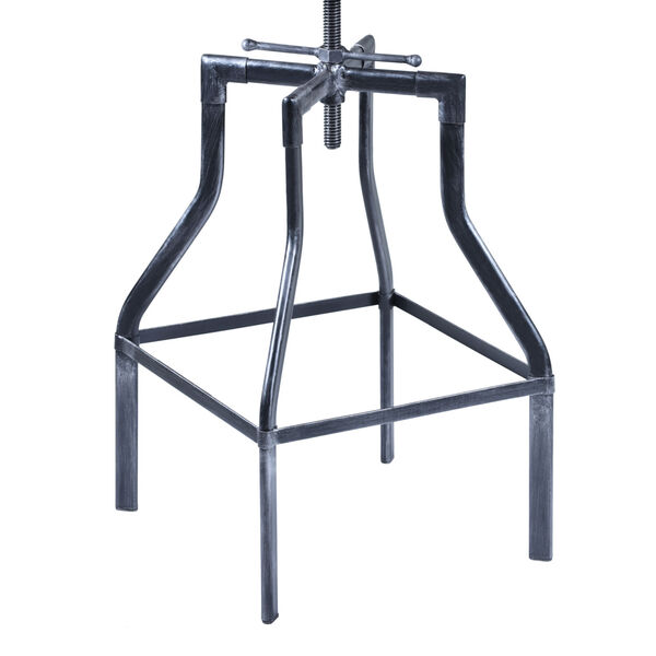 Concord Industrial Gray 33-Inch Bar Stool, image 4