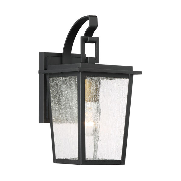 Cantebury Black With Gold One-Light Outdoor Wall Mount, image 1