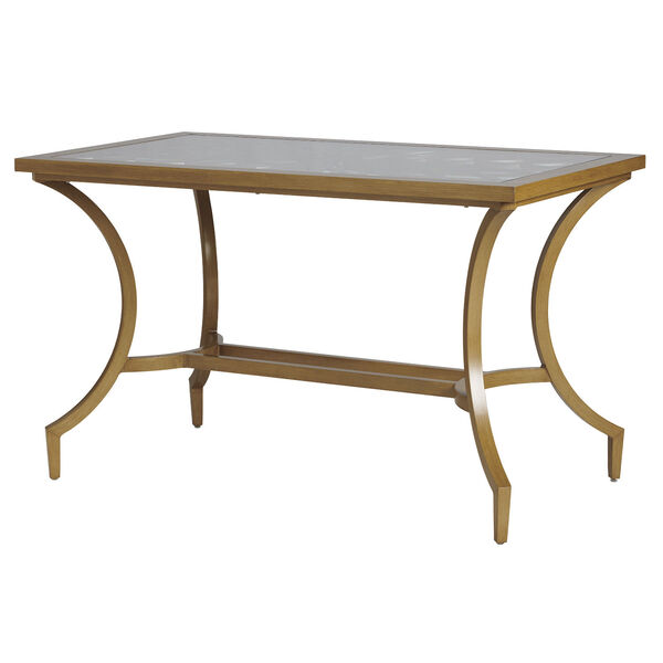 Los Altos Valley View Wood and Rich Aged Patina Bistro Table, image 1
