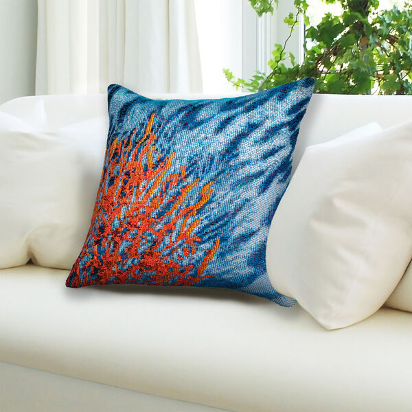 Marina Ocean Liora Manne Coral Indoor-Outdoor Pillow, image 2