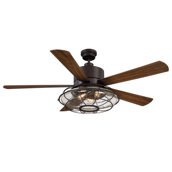 River Station English Bronze Ceiling Fan, image 1