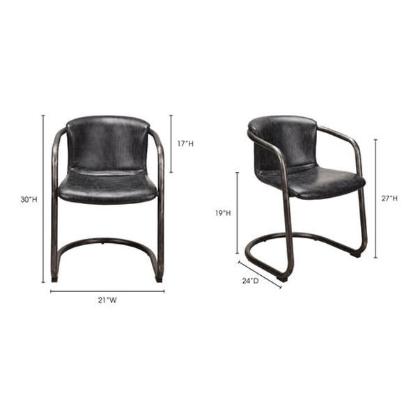 Freeman Dining Chair Antique Black-Set Of Two, image 10