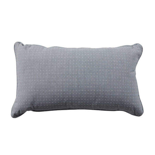 Garden Mustard and Chambray 14 x 24 Inch Pillow with Lure Welt, image 2