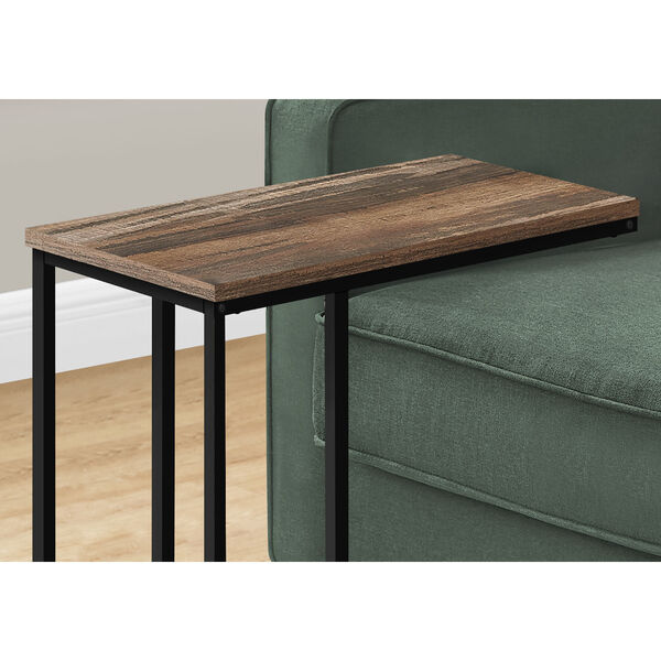 Brown and Black End Table, image 3