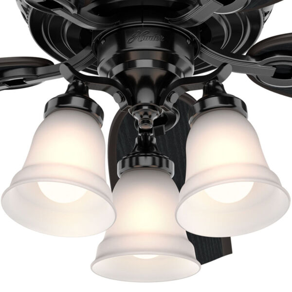 Promenade Gloss Black 54-Inch DC Motor LED Ceiling Fan, image 4