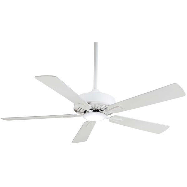 Contractor White 52-Inch LED Ceiling Fan, image 1