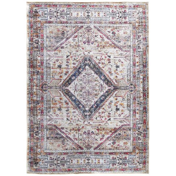 Percy Ivory Red Pink Area Rug, image 1
