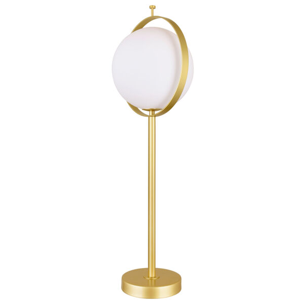 Da Vinci Brass 25-Inch LED Table Lamp, image 3