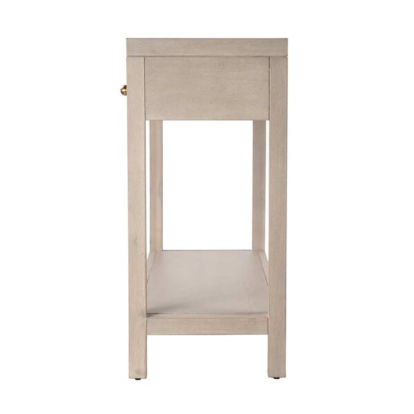 Celine Antique Taupe Two-Drawer Console Table, image 6