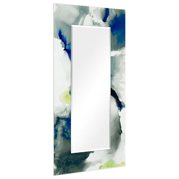 Ephemeral Gray 72 x 36-Inch Rectangular Beveled Floor Mirror, image 2