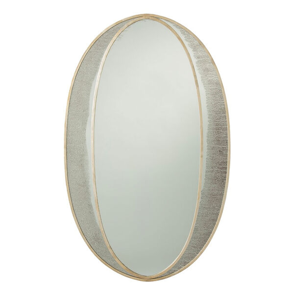Nadine Champagne Oval Mirror, image 1