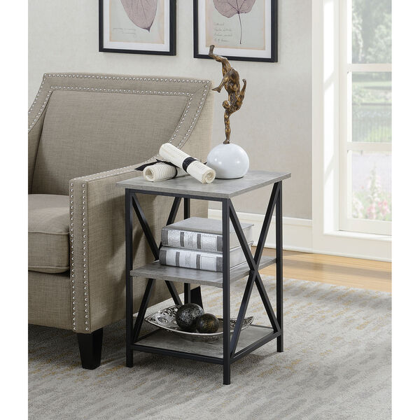 Tucson 3 Tier End Table in Faux Birch, image 3