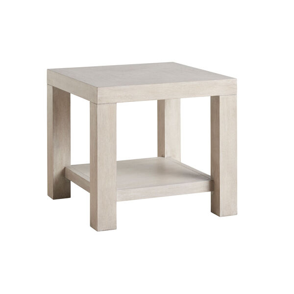 Malibu Warm Taupe 24-Inch Surfrider End Table, image 1