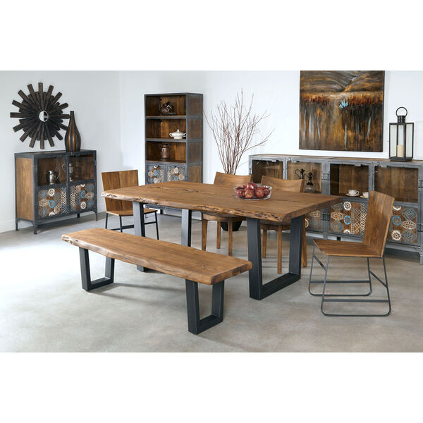 Acacia Brown Dining Table, image 4