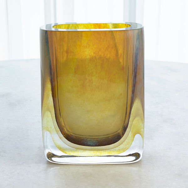 Yellow Borealis Vase, image 5