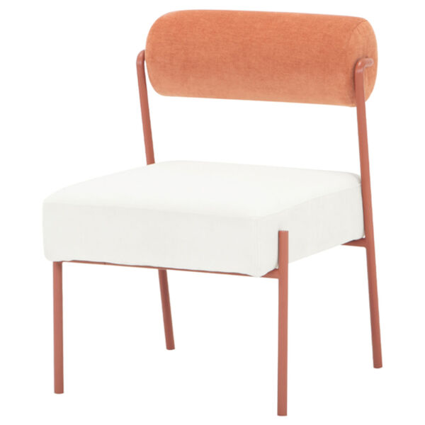 Marni Oyster and Rust Dining Chair, image 1
