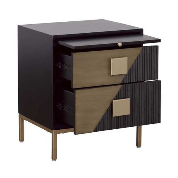 Holland Black Chest with Pullout Shelf, image 3