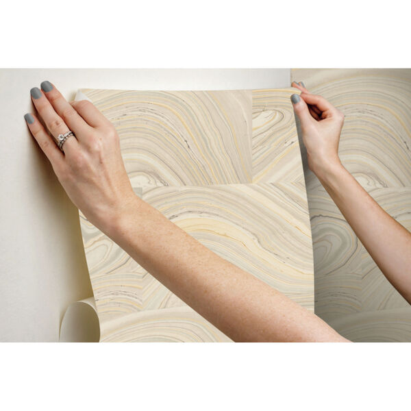 Simply Candice Gray Onyx Peel and Stick Wallpaper, image 6