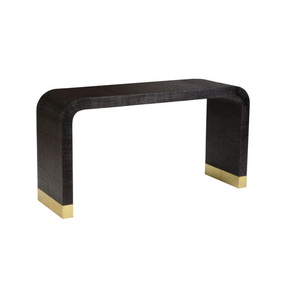 Black Waterfall Console Table, image 1