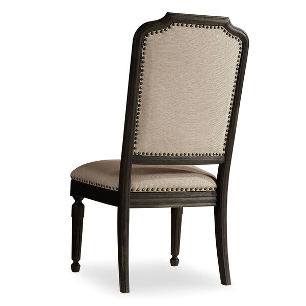 Corsica Dark Upholstered Side Chair, image 1