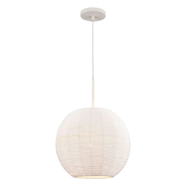 Sophie White Coral 14-Inch One-Light Pendant, image 1