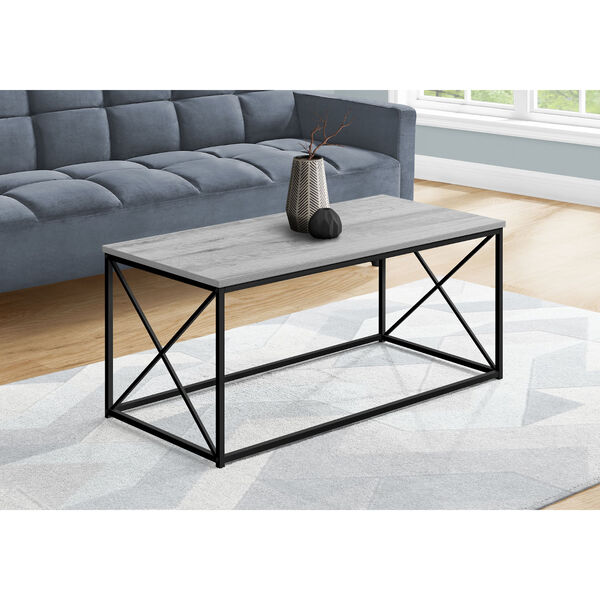 Grey and Black Coffee Table, image 2