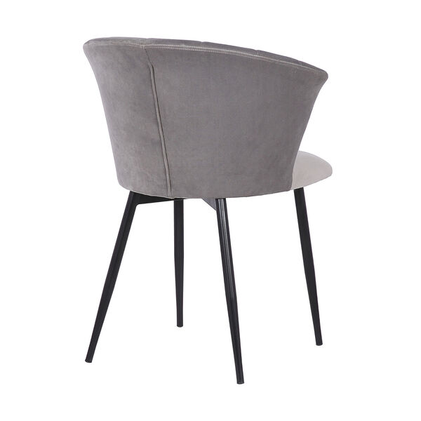 Lulu Gray with Black Powder Coat Dining Chair, image 4