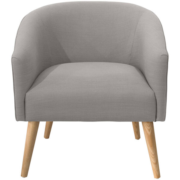 Linen Gray 31-Inch Deco Chair, image 2