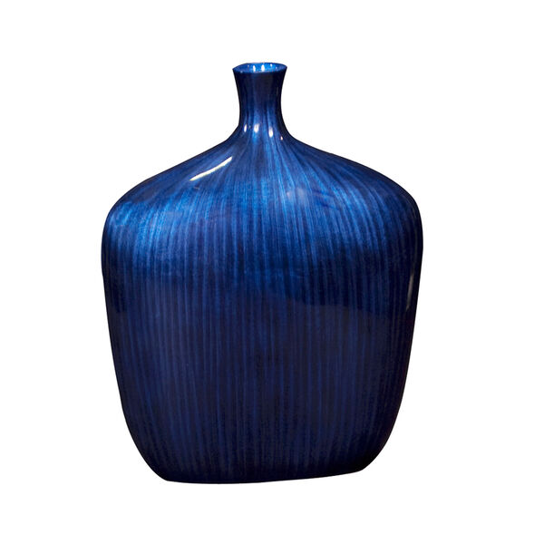 Sleek Cobalt Blue Small Vase, image 1