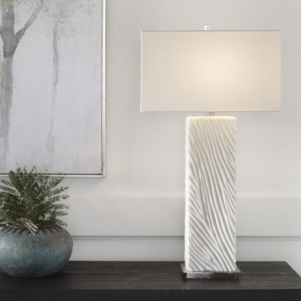 Pillar White One-Light Table Lamp, image 2