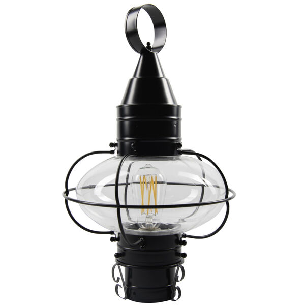 Classic Onion Black One-Light Outdoor Post, image 3