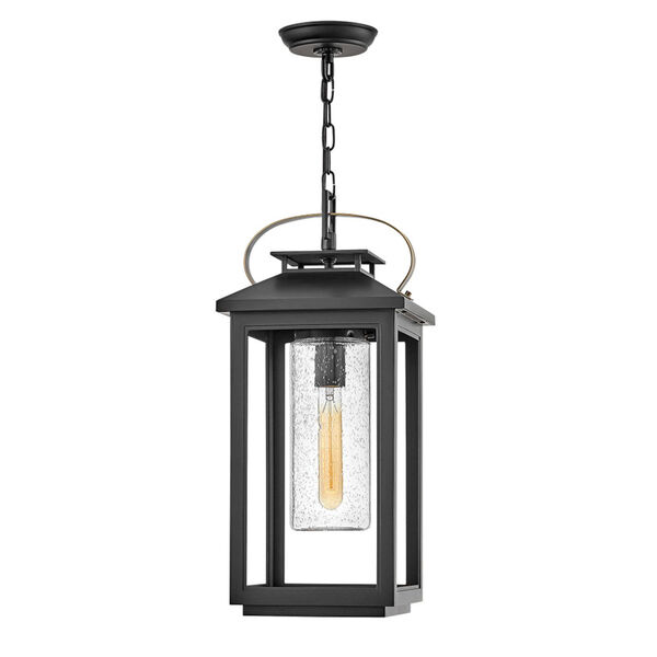 Atwater Black One-Light Outdoor Pendant, image 2