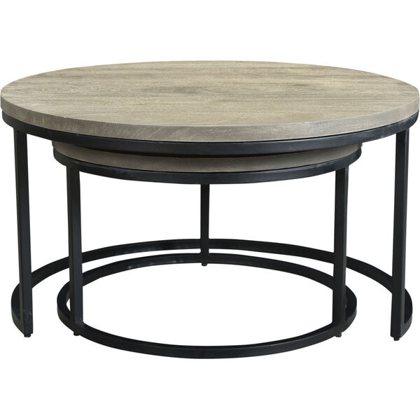 Drey Round Nesting Coffee Tables Set Of 2, image 1
