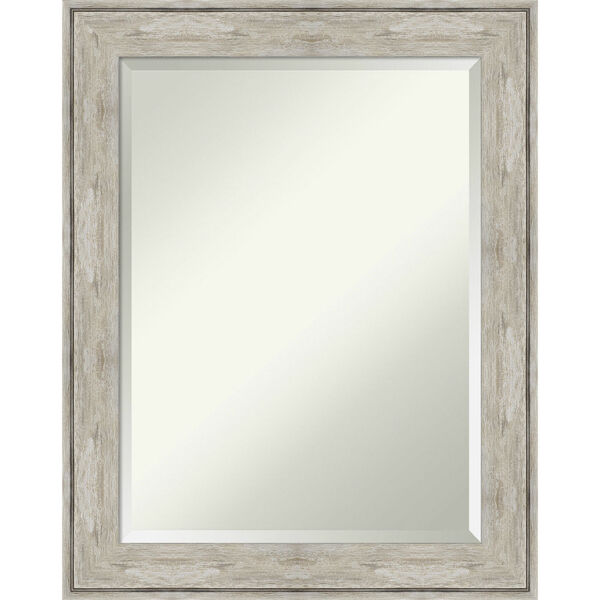 Crackled Silver Bathroom Vanity Wall Mirror, image 1