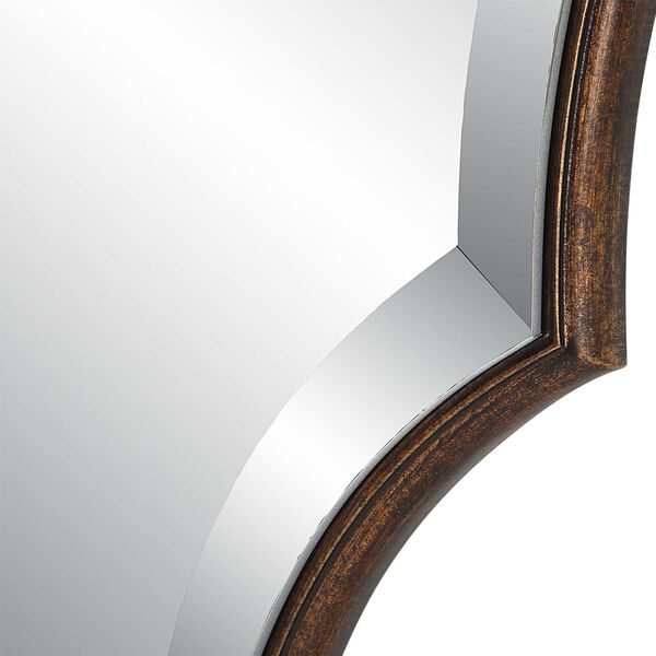 Evelyn Gold and Silver Oval Wall Mirror, image 5