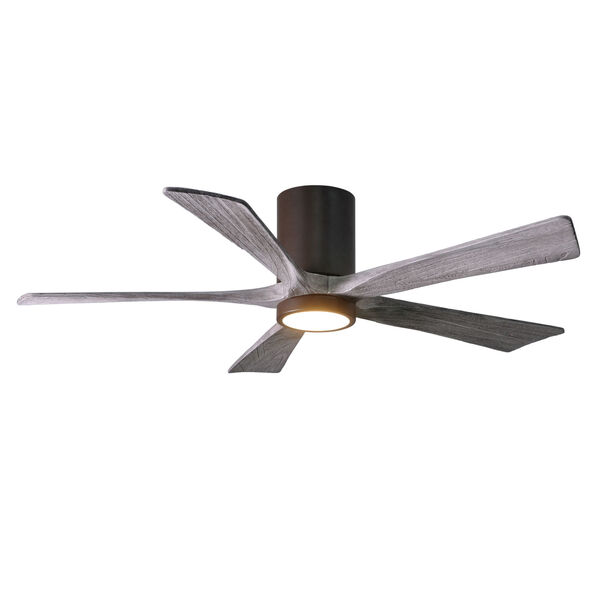 Irene Textured Bronze 52-Inch Ceiling Fan with Five Barnwood Tone Blades, image 1