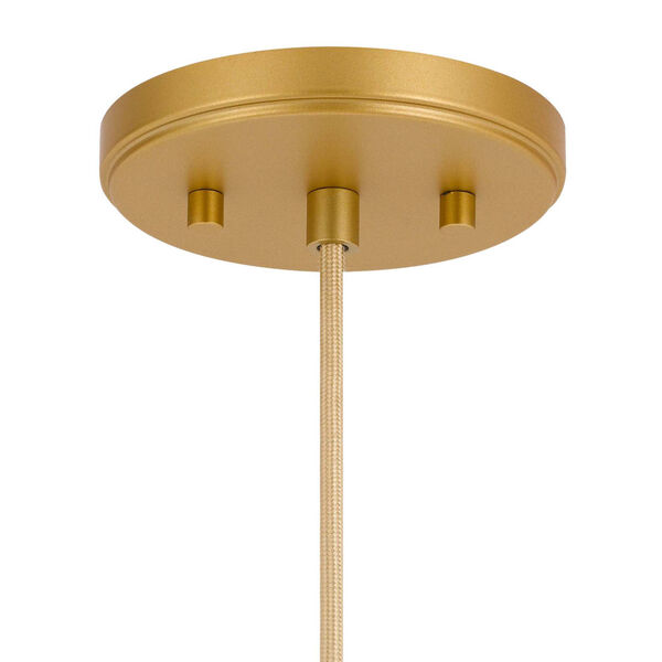 Phantasm II Gold One-Light Champagne Graduated Color Glass Mini Pendant, image 6