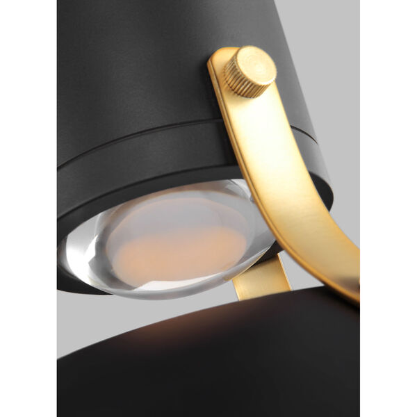 Brynne Matte Black 19-Inch LED Pendant, image 5