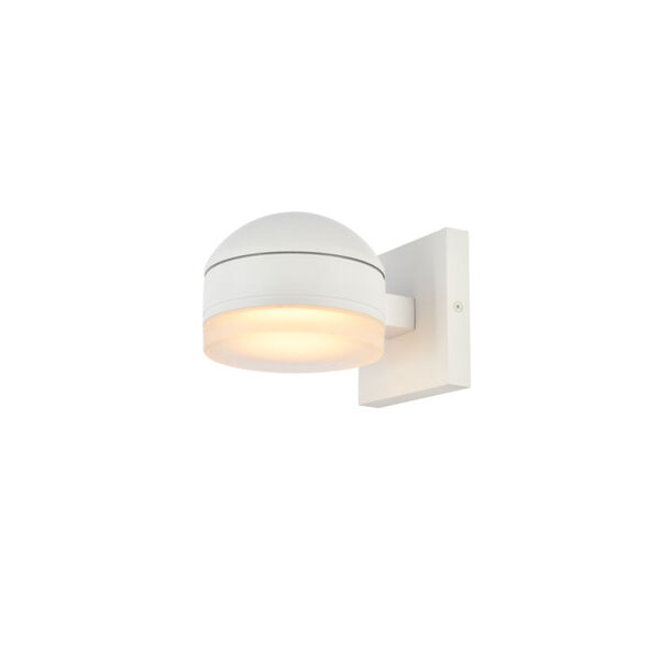 Raine White 310 Lumens Eight-Light LED Outdoor Wall Sconce, image 2
