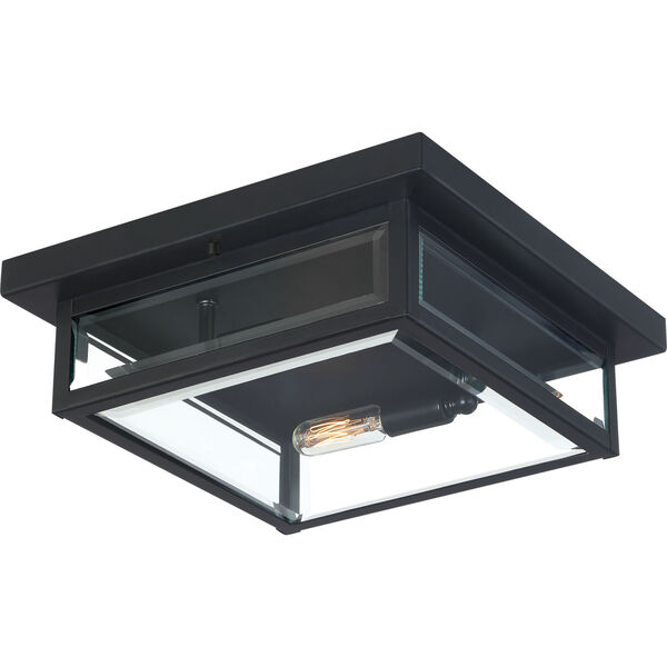Westover Earth Black Two-Light Outdoor Flush Mount, image 3