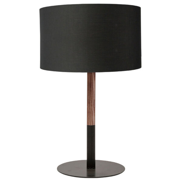 Monroe Matte Black One-Light Table Lamp, image 1