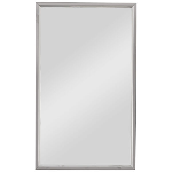 Selby Stainless Steel Rectangular Wall Mirror, image 2